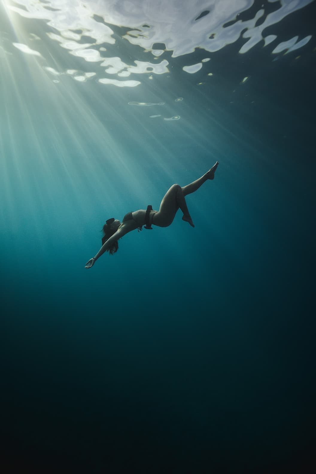 Underwater photograph by Shapes of Blue, Moorea